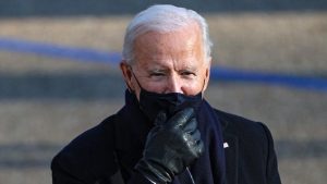 President Biden wearing mask