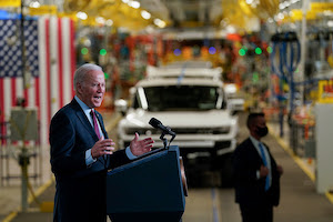 President Biden at general motors