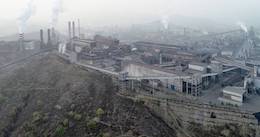 Coal burning plant in China